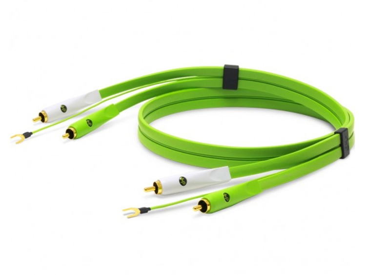 Cavo RCA Hi-Fi Audiocrast 8TC, Rame Puro OCC Con Filo Di Terra, Per Collegamento Audio Phono