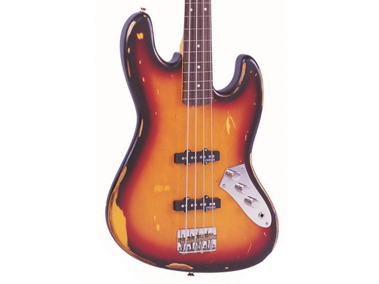 【希少】Vintage ICON SERIES VJ74 フレットレスベース Vintage V74 ICON Fretless Bass ~ Sunset Sunburst