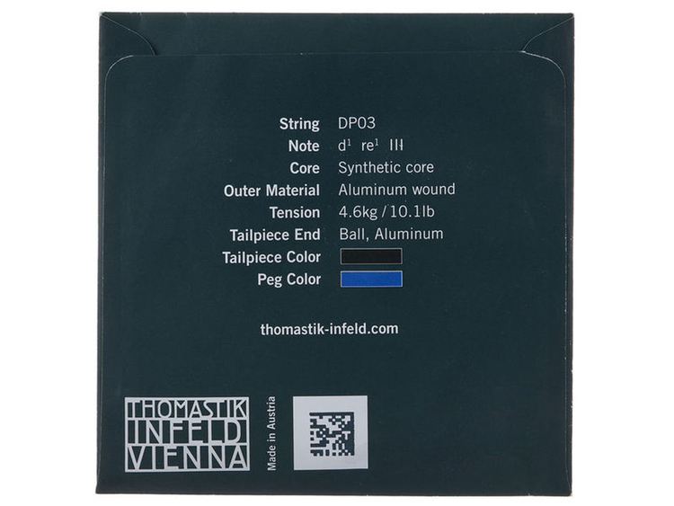 Accessoire Cordes d'orchestre Thomastik Dominant 3/4 - Mi Alu (130