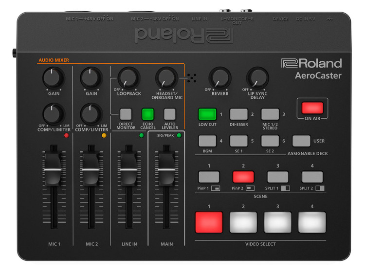 Roland AeroCaster VRC-01 新品未開封 ROLAND VRC-01 AeroCaster AV Mixer | Strumenti Musicali .net