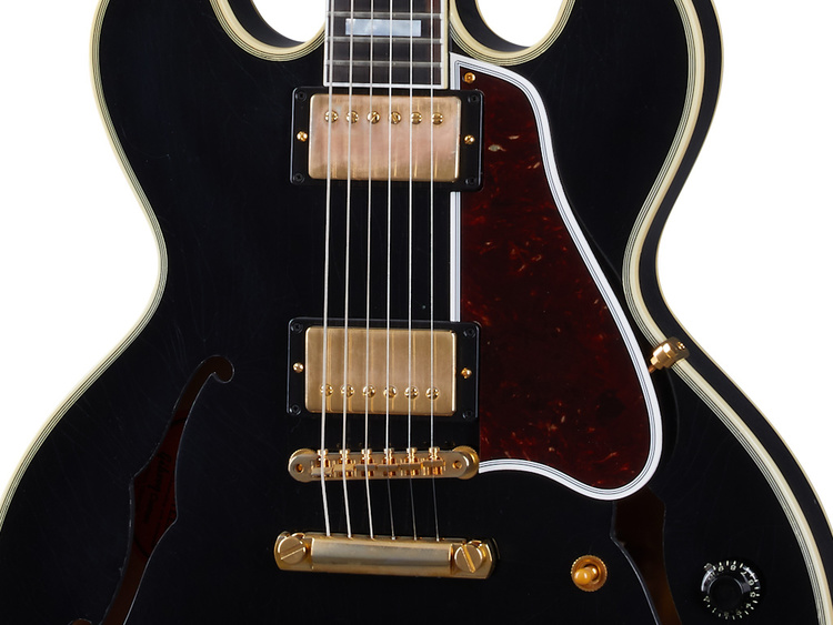 GIBSON CS Murphy Lab 1959 ES-355 Reissue Stop Bar ULA Ebony