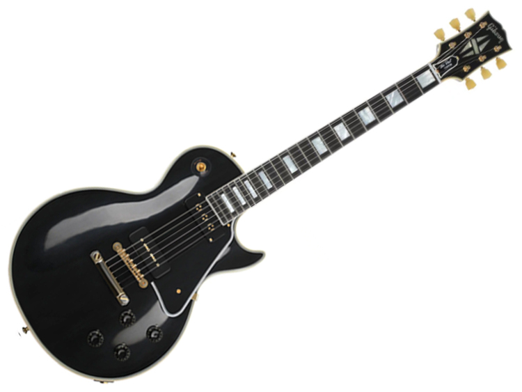 GIBSON 1954 Les Paul Custom Staple Pickup Reissue VOS Ebony