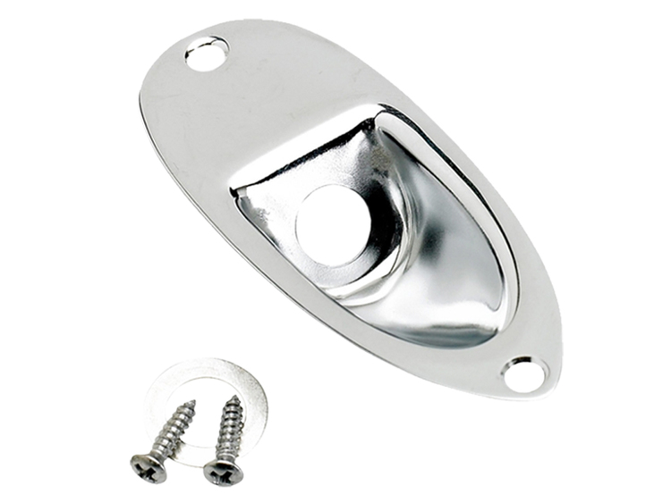 2 Pezzi Piastra Jack Per Chitarra Elettrica - In Metallo, Con Viti, Per Sostituzione - Foto 11