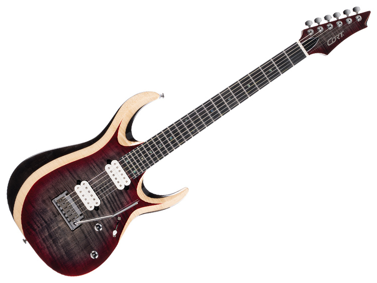 極美品】Cort X-700 Duality II in Lava Burst X700 Duality II