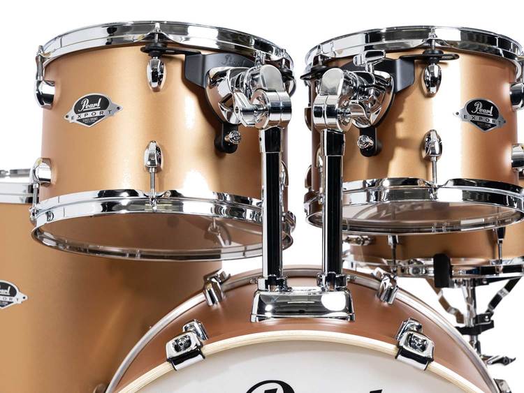 PEARL EXX725SBR/C751 Export with Hardware/Cymbals Aztec Gold
