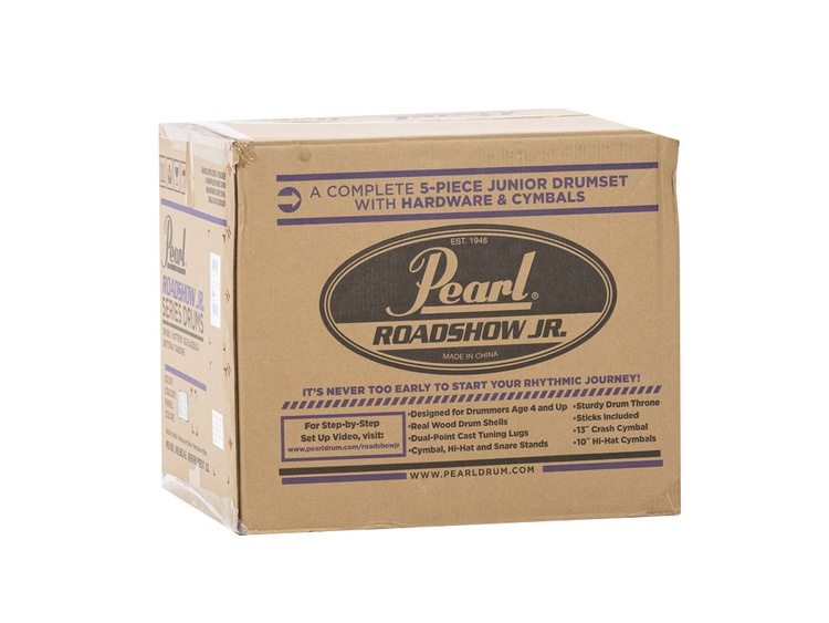 Pearl RSJ465C/C708 Véritable batterie acoustique débutant pour enfants -  Grindstone Sparkle : acheter des objets Beatles, Lennon, McCartney, Starr  et Harrison