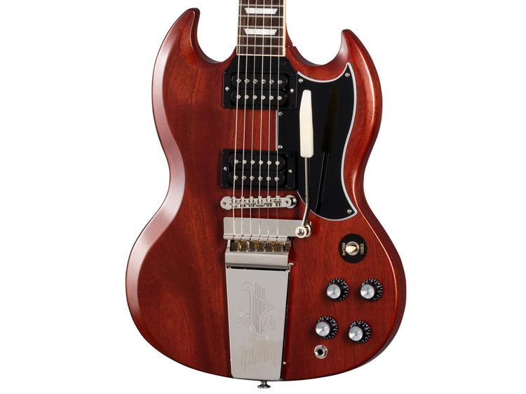 GIBSON SG Standard '61 Maestro Vibrola Faded Vintage Cherry