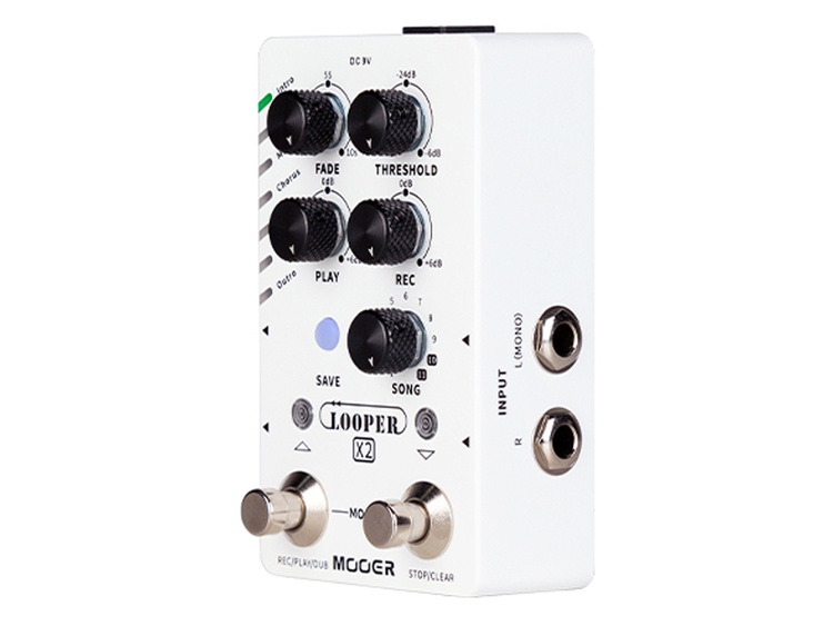 新品： Mooer LOOPER X2（ルーパー） Mooer（ムーアー）から多彩な機能を備えたステレオサンプリング