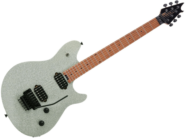 EVH Wolfgang WG Standard Baked Maple Fingerboard Silver Sparkle