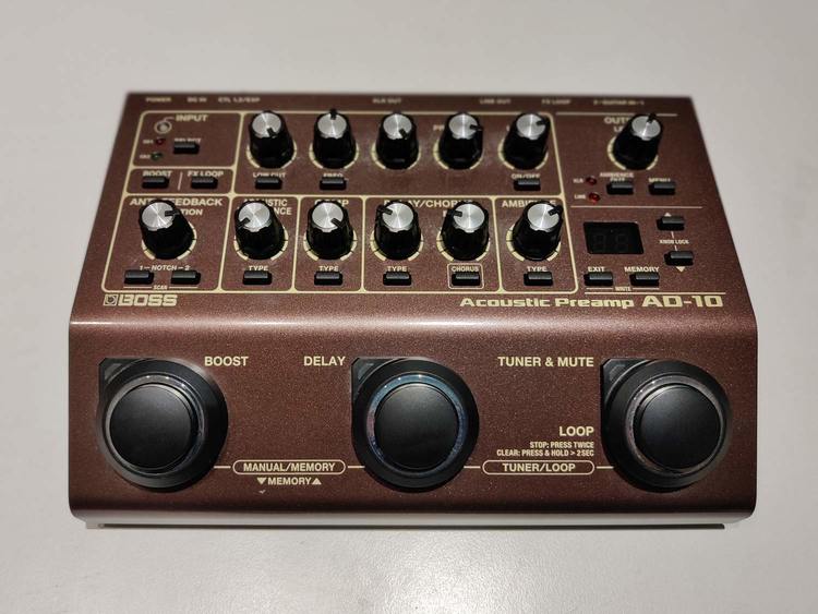 BOSS AD-10 Acoustic Preamp Usato | Strumenti Musicali .net