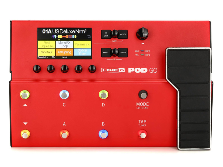LINE6 POD Go Red - Limited Edition | Strumenti Musicali .net