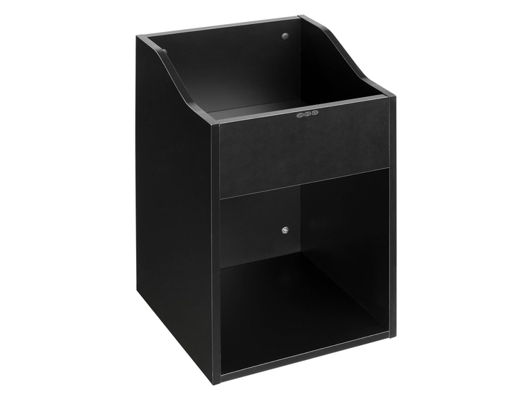ZOMO VS-BOX 100/2 Mobiletto Per Vinili LP - Colore Nero - Scaffale Porta Dischi