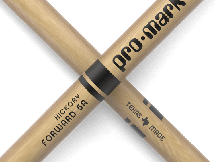 ProMark TX5AW-FG FireGrain Bacchette Per Batteria 5A - Hickory Con Punta In Legno - Made In USA