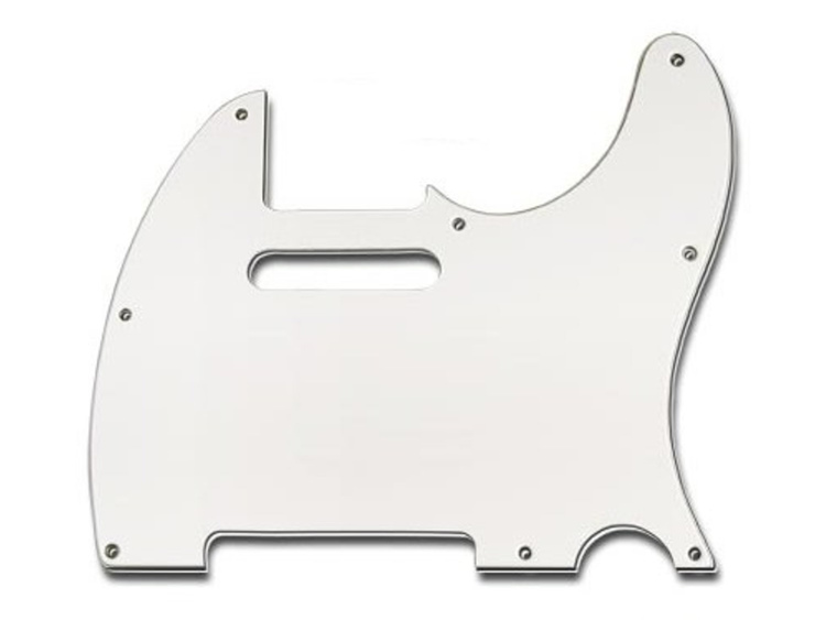 Battipenna Vuoto Per Chitarra Acustica – Allparts PG-0107-025 – Colore Bianco 1-Ply - Foto 2