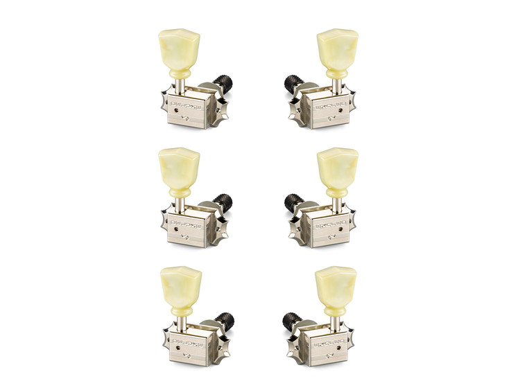 Pulsanti Cinghia Allparts AP-0683 Schaller S-Lock Cromati - Confezione Da 2