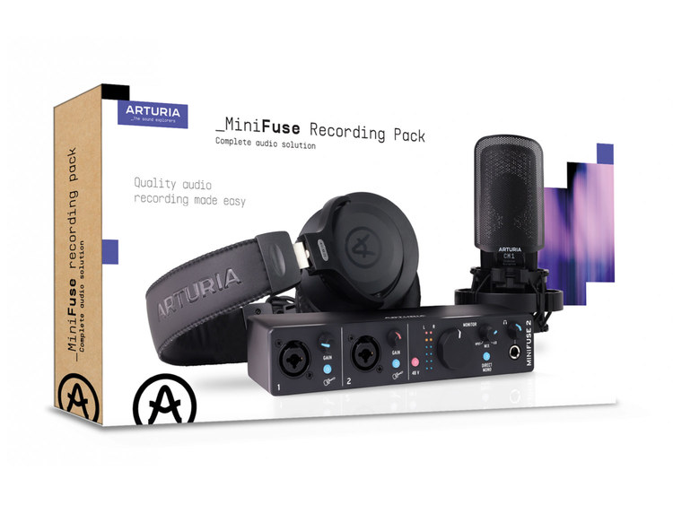 ARTURIA MiniFuse Recording Pack Black | Strumenti Musicali .net