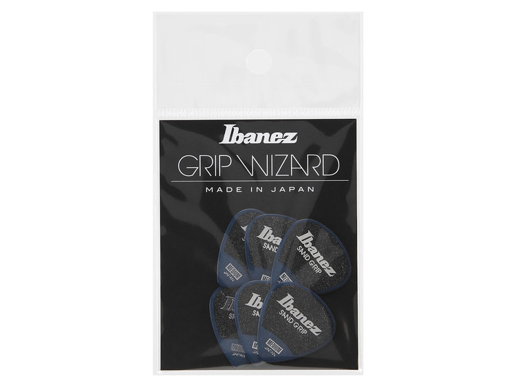 Ibanez PPA14MSGYE - 6 médiators Grip Wizard série Sand Grip