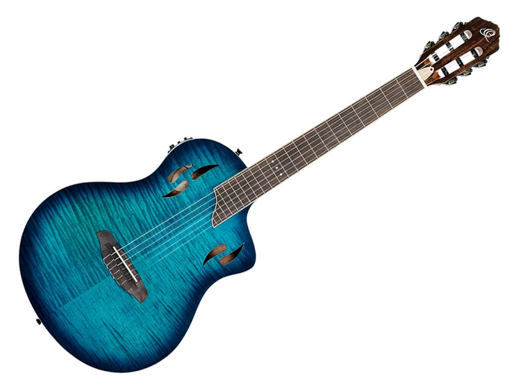 Ortega String Winder Deluxe Per Chitarra - Avvolgicorde Professionale Blu Trasparente - Foto 6