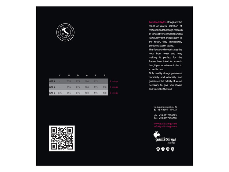 Galli Rock Star Corda Singola Per Basso 085 Nickel Round Wound - Foto 5
