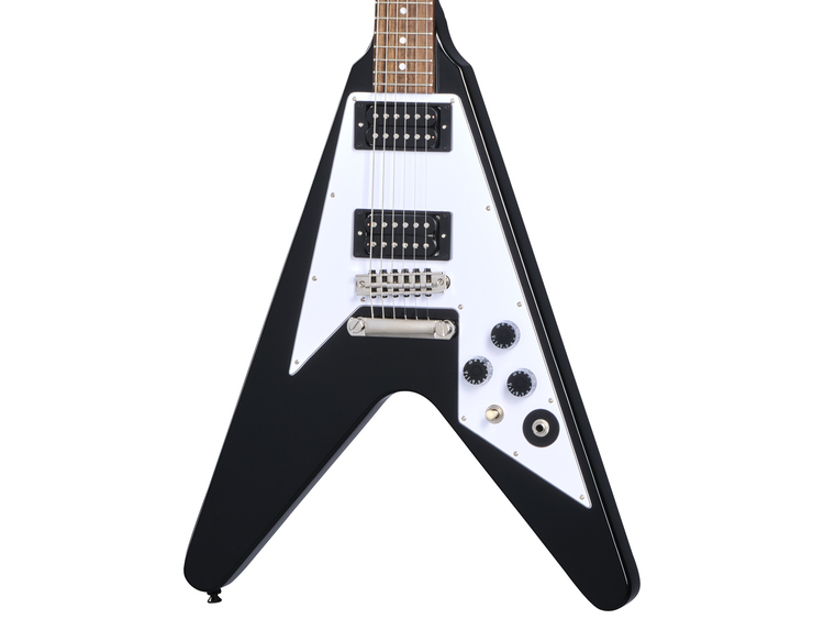 Gibson 80's Flying V Ebony DSVE00EBCH1 CHITARRE HEAVY METAL