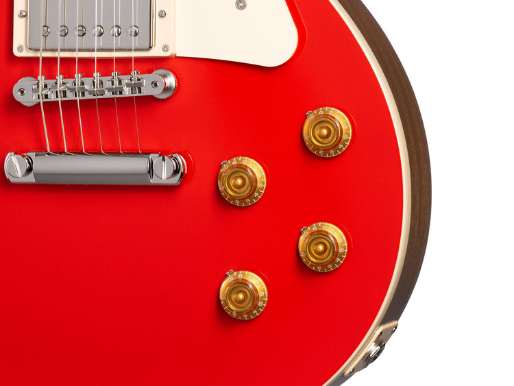 GIBSON Les Paul Standard 50s Plain Top Cardinal Red Top