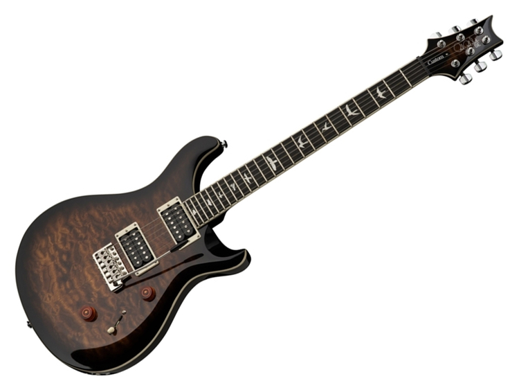 PRS SE Custom 24 Quilt Black Gold Burst | Strumenti Musicali .net