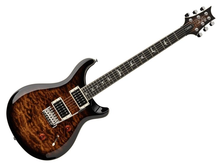 PRS SE Custom 24 Quilt Black Gold Burst | Strumenti Musicali .net