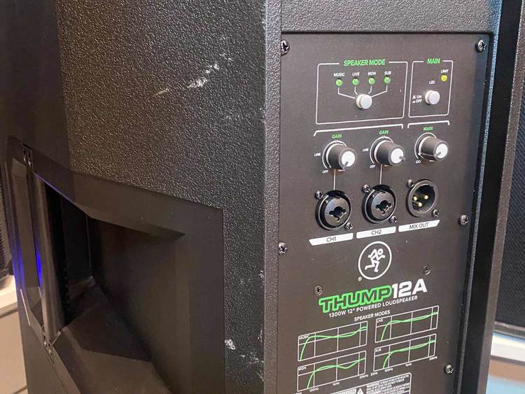 MACKIE THUMP TH-12A 2way パワードスピーカー ペア 中古 MACKIE THUMP