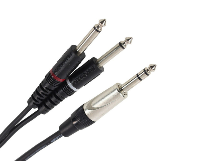 Cavo jack audio stereo TRS da 3,5 mm a 6,35 mm [1 m], cavo AUX lungo da 6,35 mm maschio a 3,5 mm 1/8 mini jack maschio da 3,5 mm, compatibile per