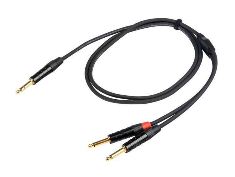 Cavo Jack 5m DeleyCON - 6,35 Mm A 3,5 Mm Stereo Qualità Studio OFC