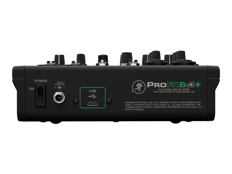 MACKIE PROFX6 v3 本体と電源アダプター、音出し動作確認済み Mackie