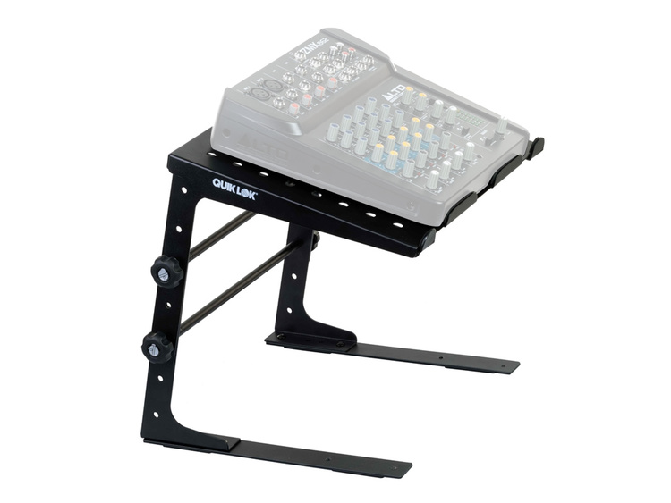 Supporto Per Tablet QUIK LOK LPH/007, Asta Estendibile In Acciaio, Regolabile Da 65 A 146 Cm, Base Stabile E Piastra Girevole 360°