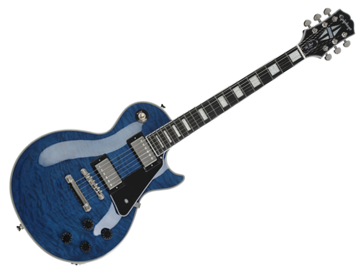 ギター Epiphone LesPaul Custom Quilt Viper Blue Epiphone Les Paul Custom Quilt Viper Blue | Polska
