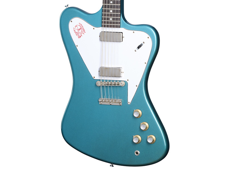 GIBSON 1965 Non-Reverse Firebird V 12-String Reissue​ Aqua
