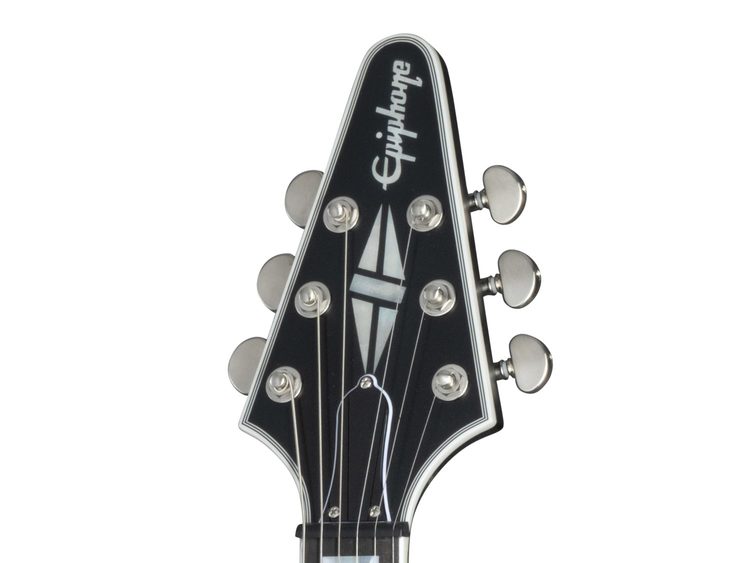 FVT-SM-B Nero Piccolo 6-String VEE Flying Chitarra Elettrica Stile V