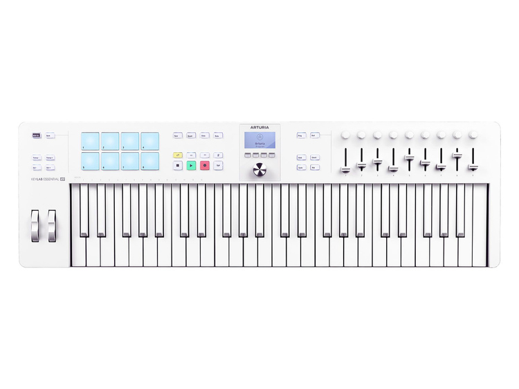 ARTURIA Keylab Essential 49 Mk3 Alpine White | Strumenti Musicali .net