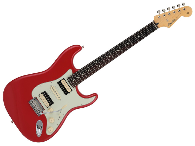 ギター Fender 2024 HSS Stratocaster Modena Red Fender Made in