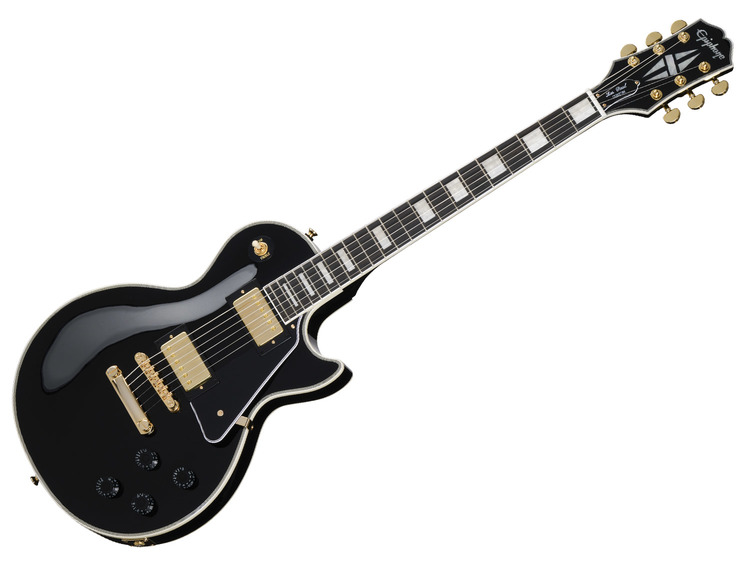 EPIPHONE Les Paul Custom Ebony + Premium Gig Bag | Strumenti