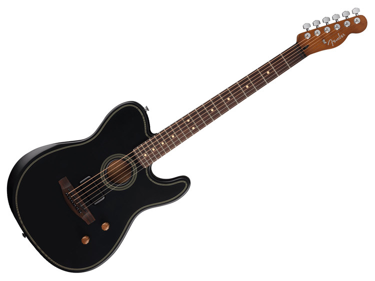FENDER Acoustasonic Standard Telecaster Black | Strumenti Musicali