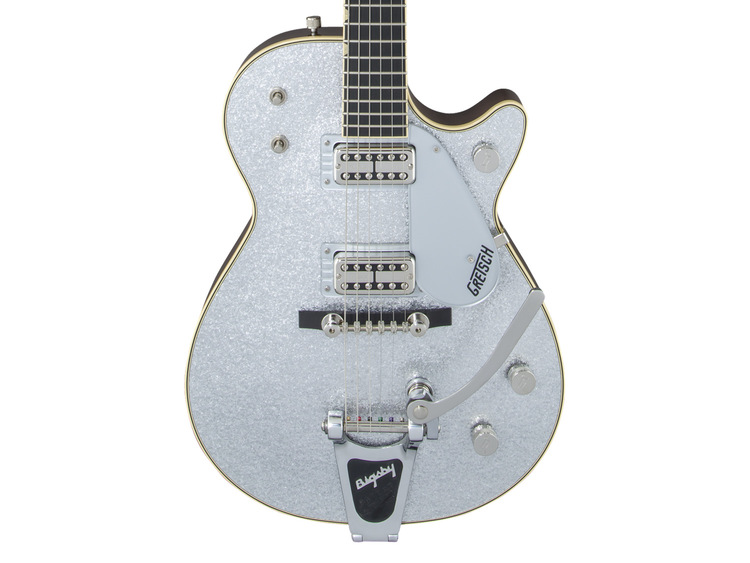 GRETSCH G6129T-59 Vintage Select '59 Silver Jet w/Bigsby Silver