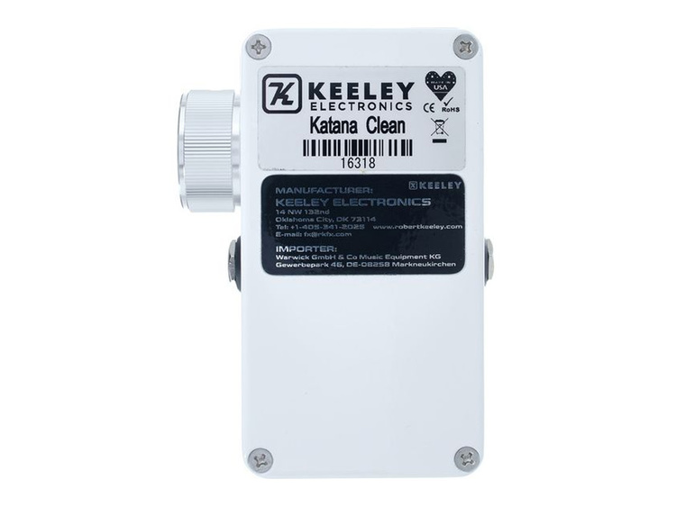 Keeley Electronics releases the Katana Clean Boost in