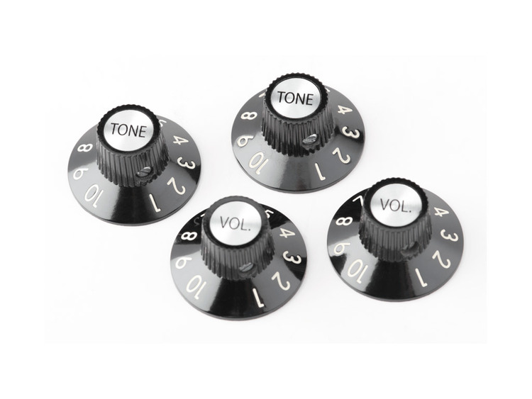 Fender 72 Telecaster Custom Knobs (4), Black - Foto 5