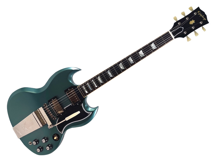 EPIPHONE 1964 SG Standard with Maestro Vibrola Reissue Pelham Blue