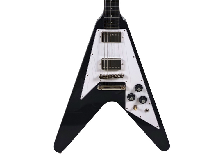 DISC Gibson Flying V 120 Limited Edition Electric Guitar, Ebony DISC Gibson Flying V 120 Limited Edition Electric Guitar, Ebony