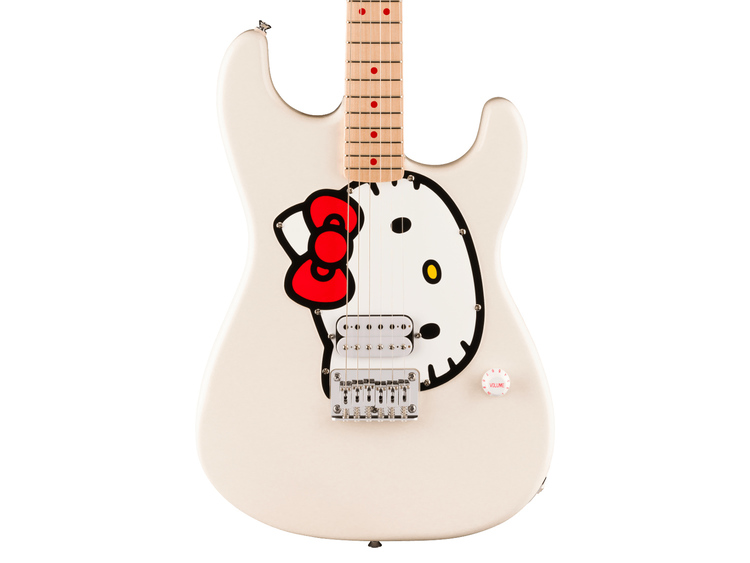 FENDER X Hello Kitty Stratocaster MN White | Strumenti Musicali .net