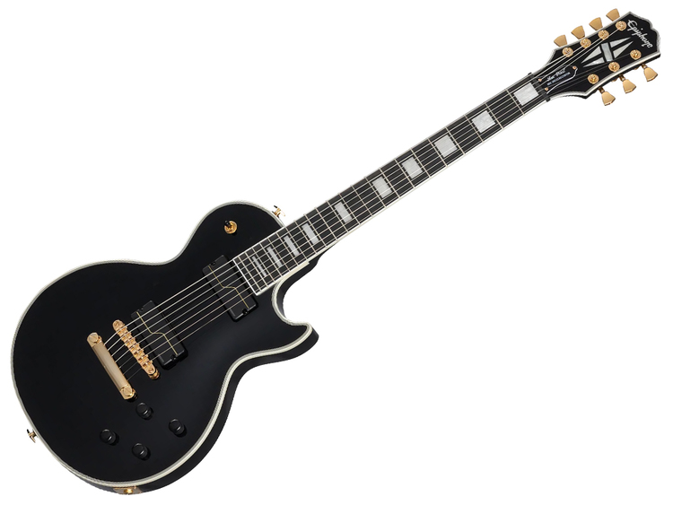 EPIPHONE Matt Heafy Les Paul Custom 7弦 EPIPHONE Matt Heafy Origins Les Paul Custom 7-String - Ebony