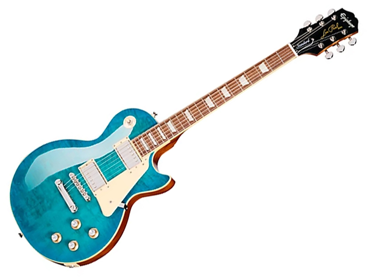 EPIPHONE Les Paul Standard 60s Quilt Ocean Water Perimeter