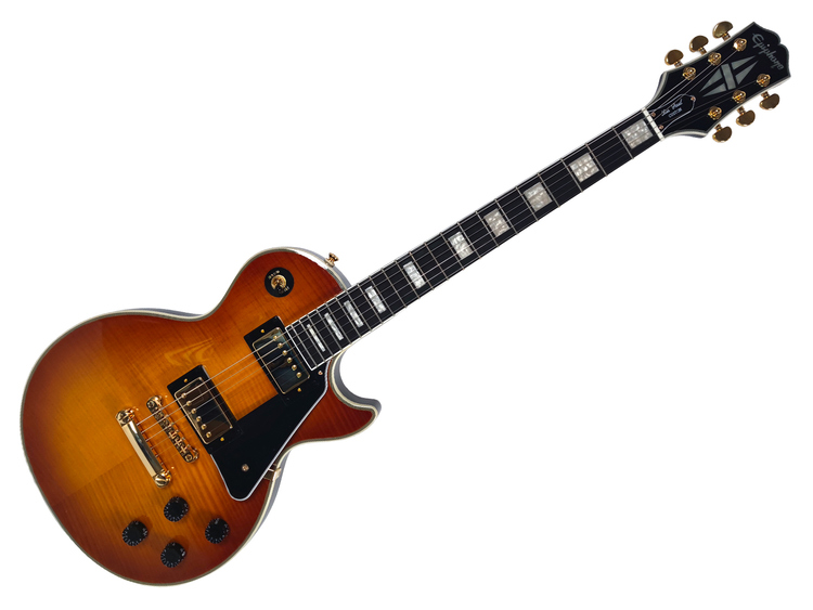 EPIPHONE Les Paul Custom Figured Iced Tea Burst | Strumenti