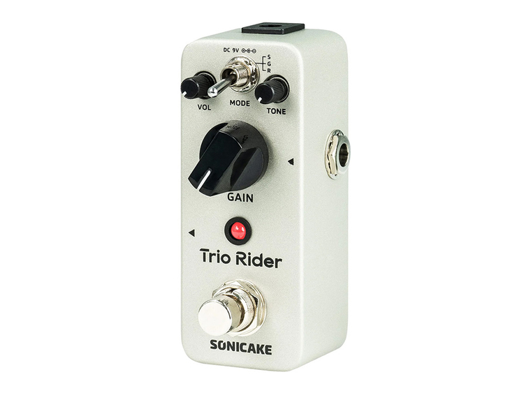 Pedale Overdrive E Distorsione Per Chitarra In Metallo – 9 Suoni Selezionabili, EQ A 3 Bande, Connessione USB E DC 9V, Audio In Alta Definizione