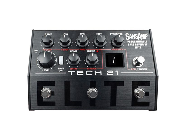 TECH21 SansAmp Bass Driver Elite Programmable | Strumenti Musicali